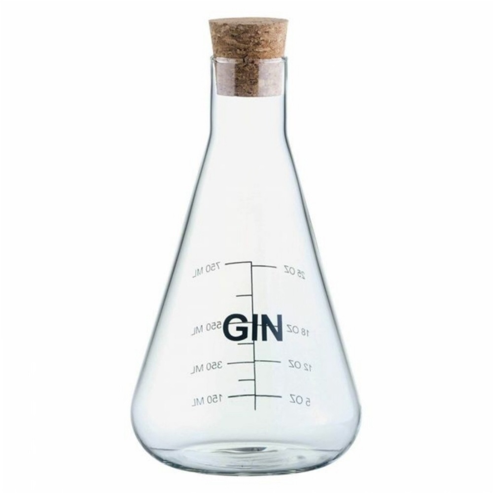 ARTLAND MIXOLOGY GIN DECANTER IN WOODEN CRATE NWT